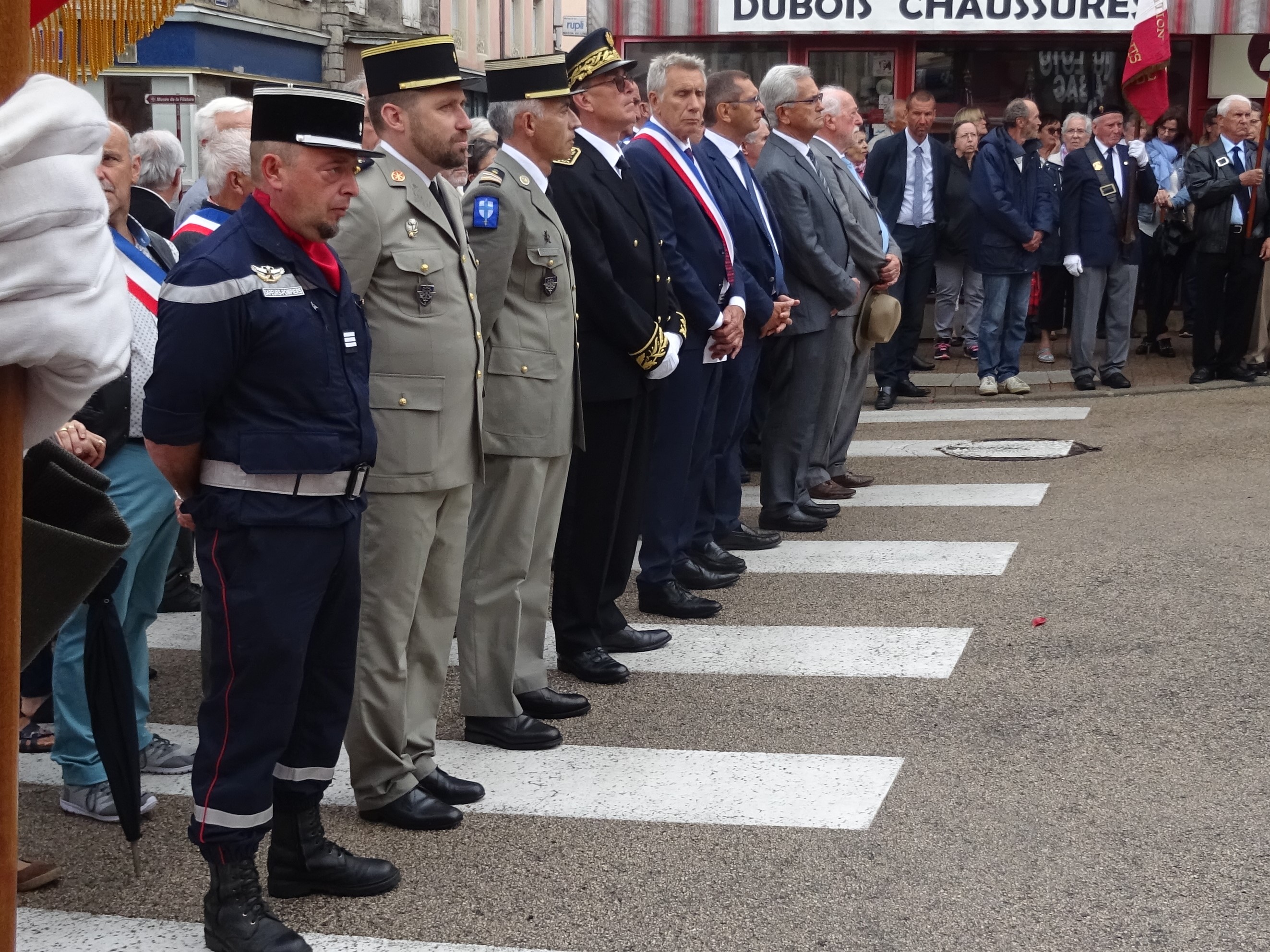 Cérémonie du dimanche 1er septembre