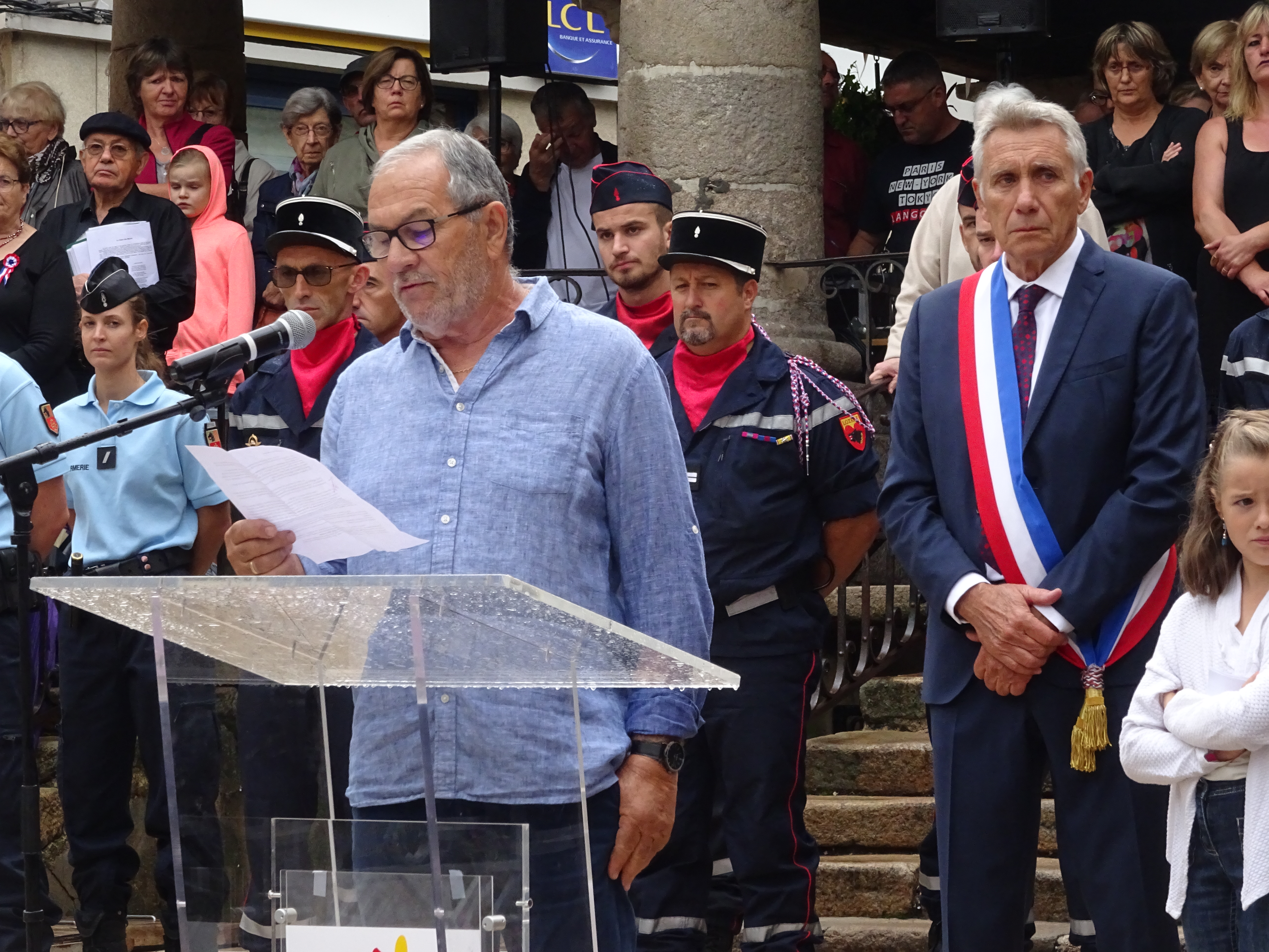 Cérémonie du dimanche 1er septembre